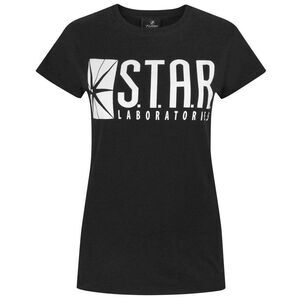 Flash TV Womens/Ladies STAR Laboratories T-Shirt / Black
